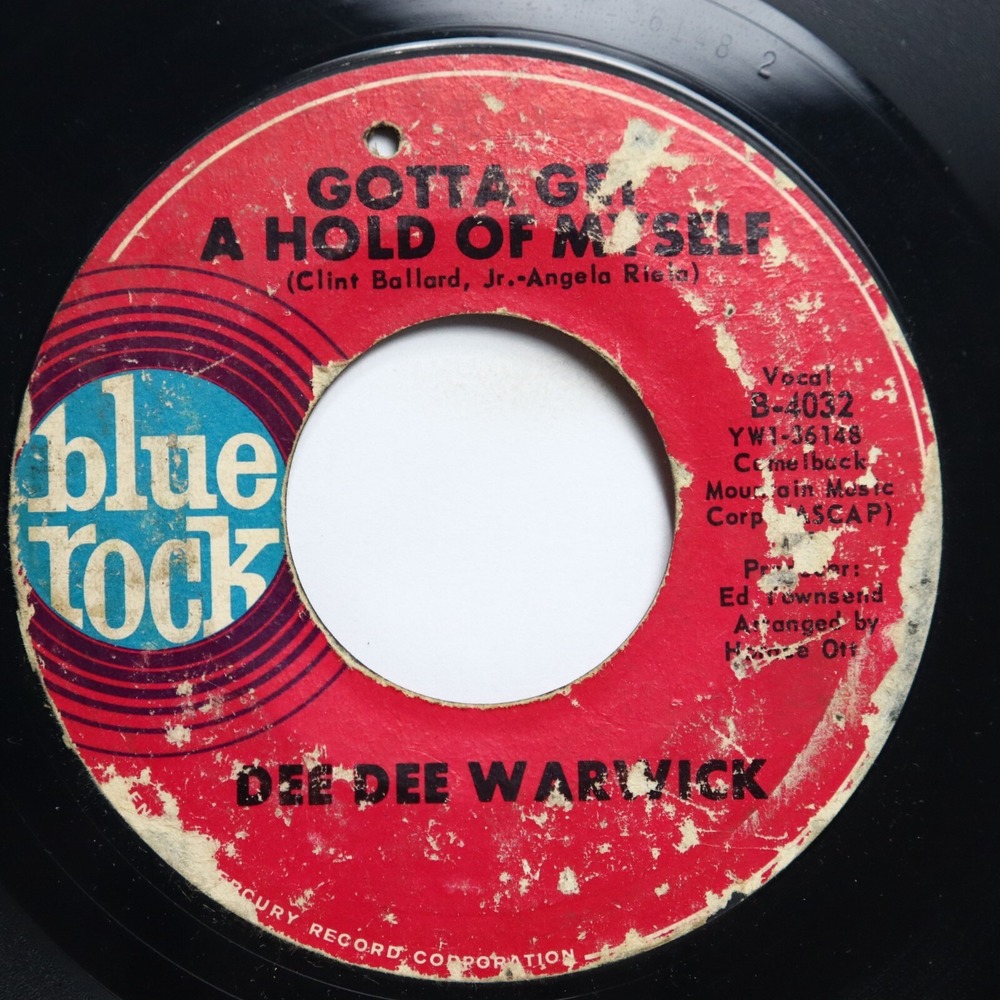 DEE DEE WARWICK - GOTTA GET A HOLD OF MYSELF / ANOTHER LONELY SATURDAY ‎ SOUL 45